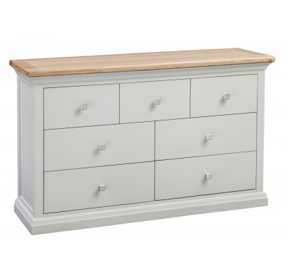 Cotswold Grey Painted 7 Drawer Chest